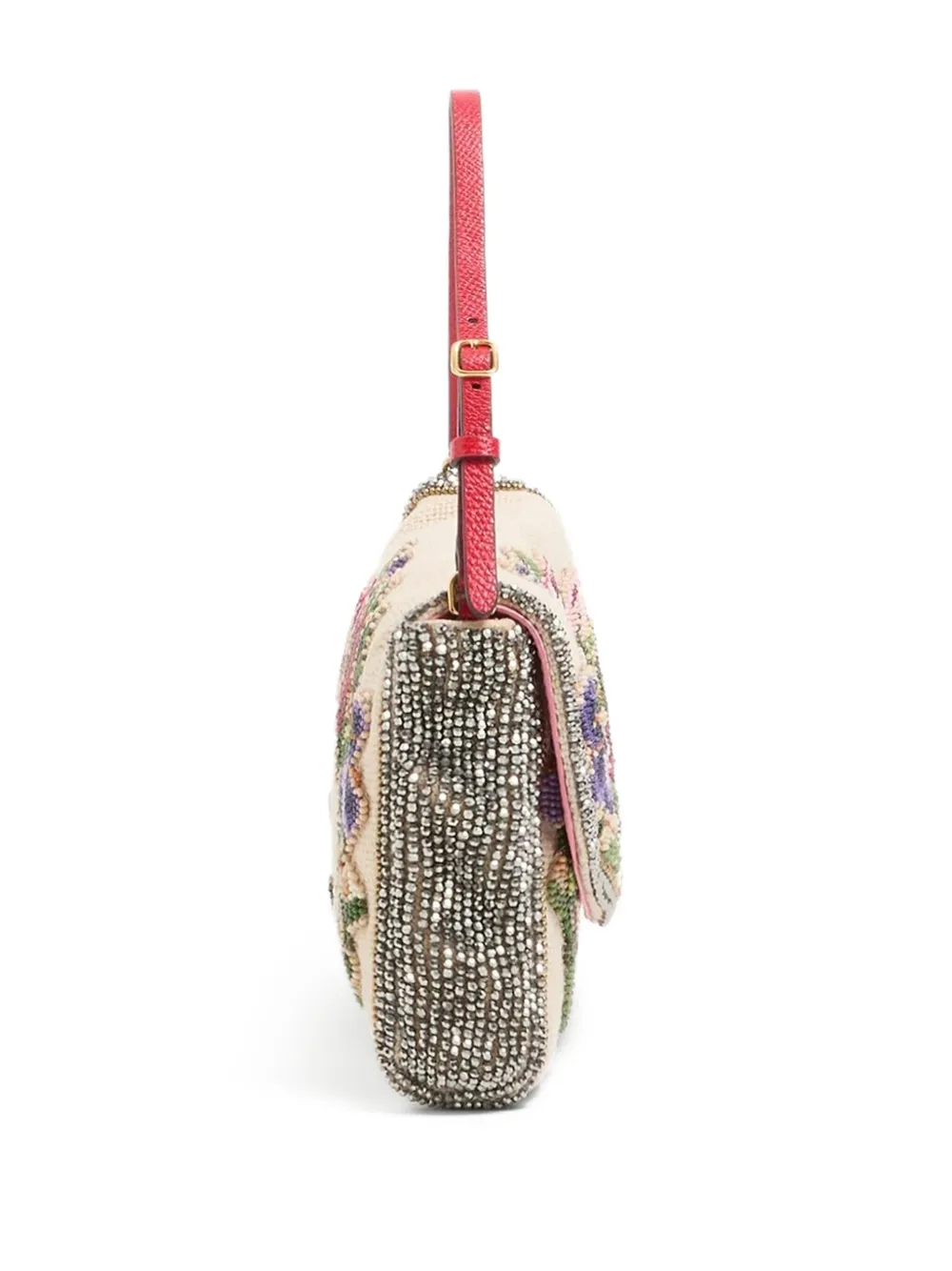 Valentino Garavani VLogo clutch Beige