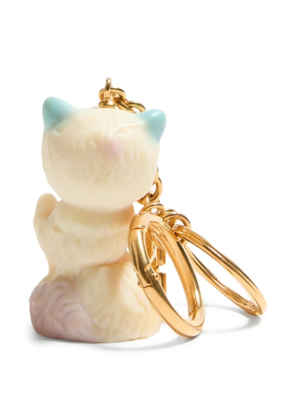 Valentino Garavani Le Chat De La Maison tassenbedel met sleutelhanger Beige