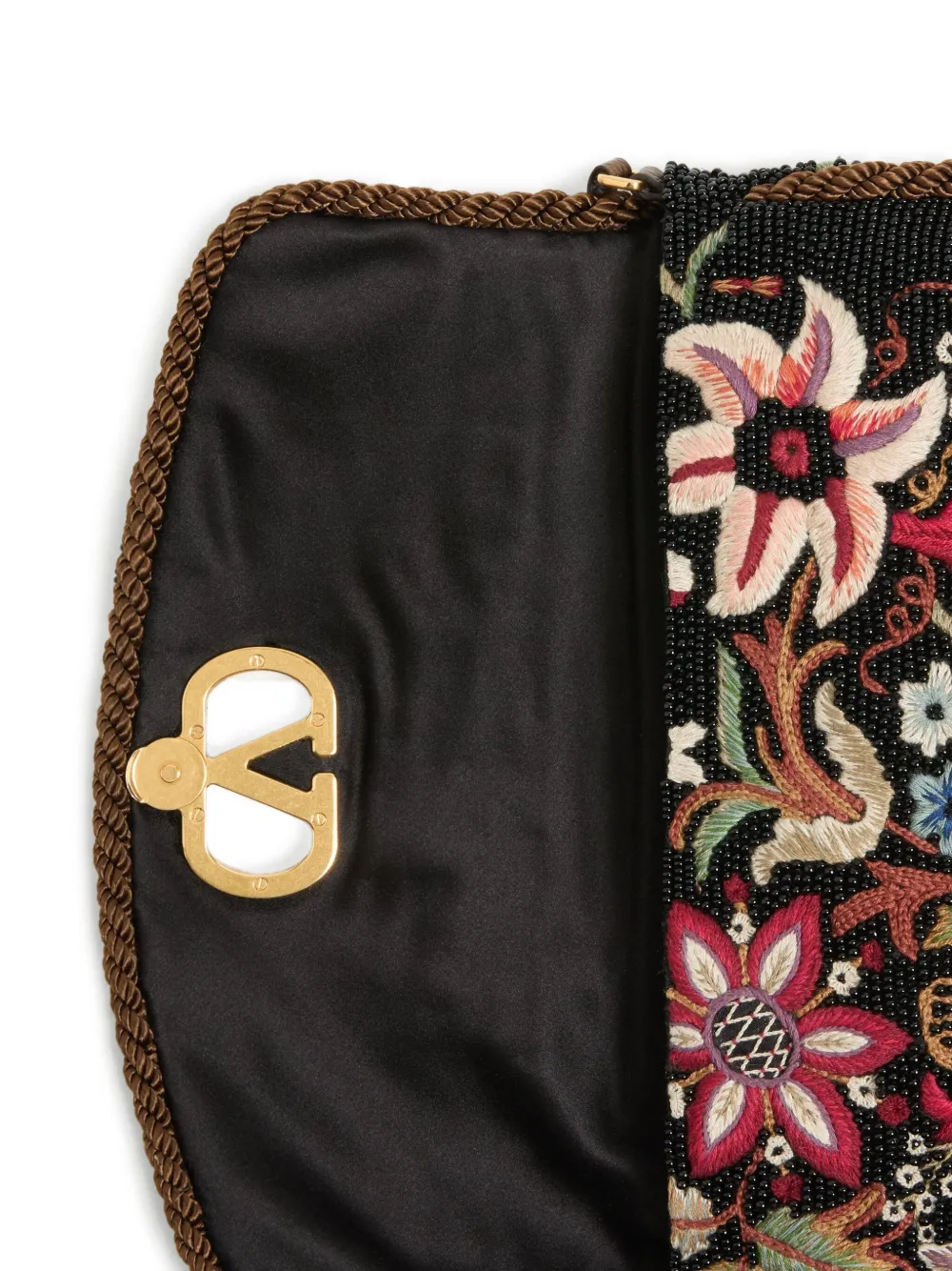 small Valentino Garavani Devain embroidered shoulder bag