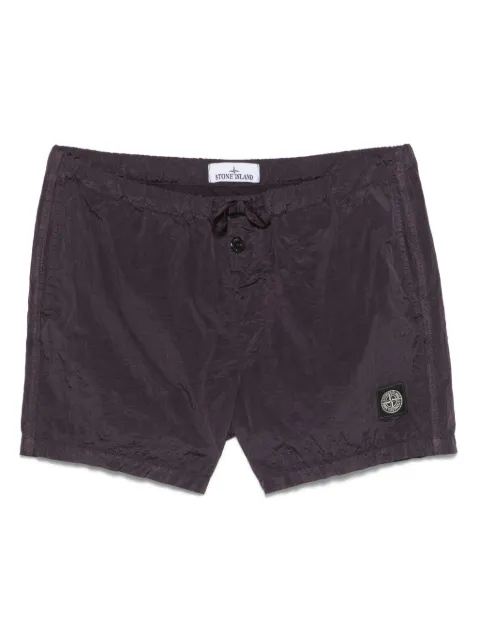 Stone Island Compass-patch swim shorts
