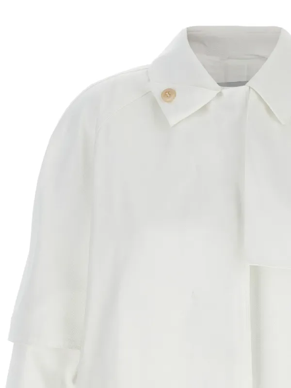 コート Max Mara 'Baba' trench coat Max Mara Baba Trench Coat | White | FARFETCH ID