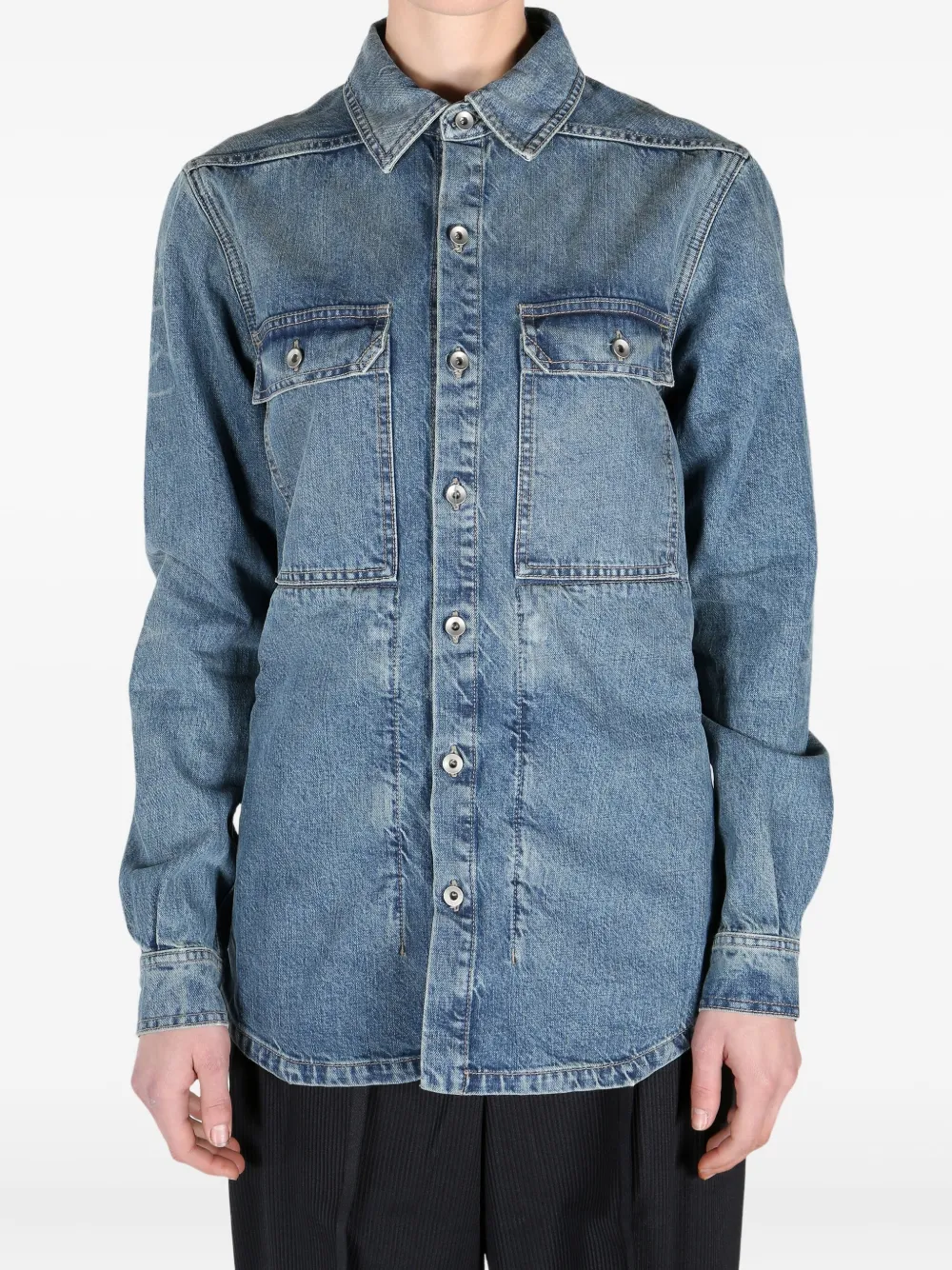 Rick Owens DRKSHDW denim jacket | Denim Jackets | Image 2