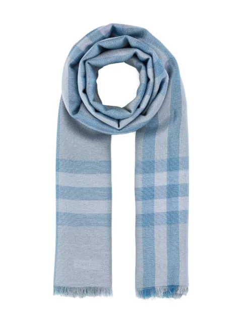 Burberry checked scarf
