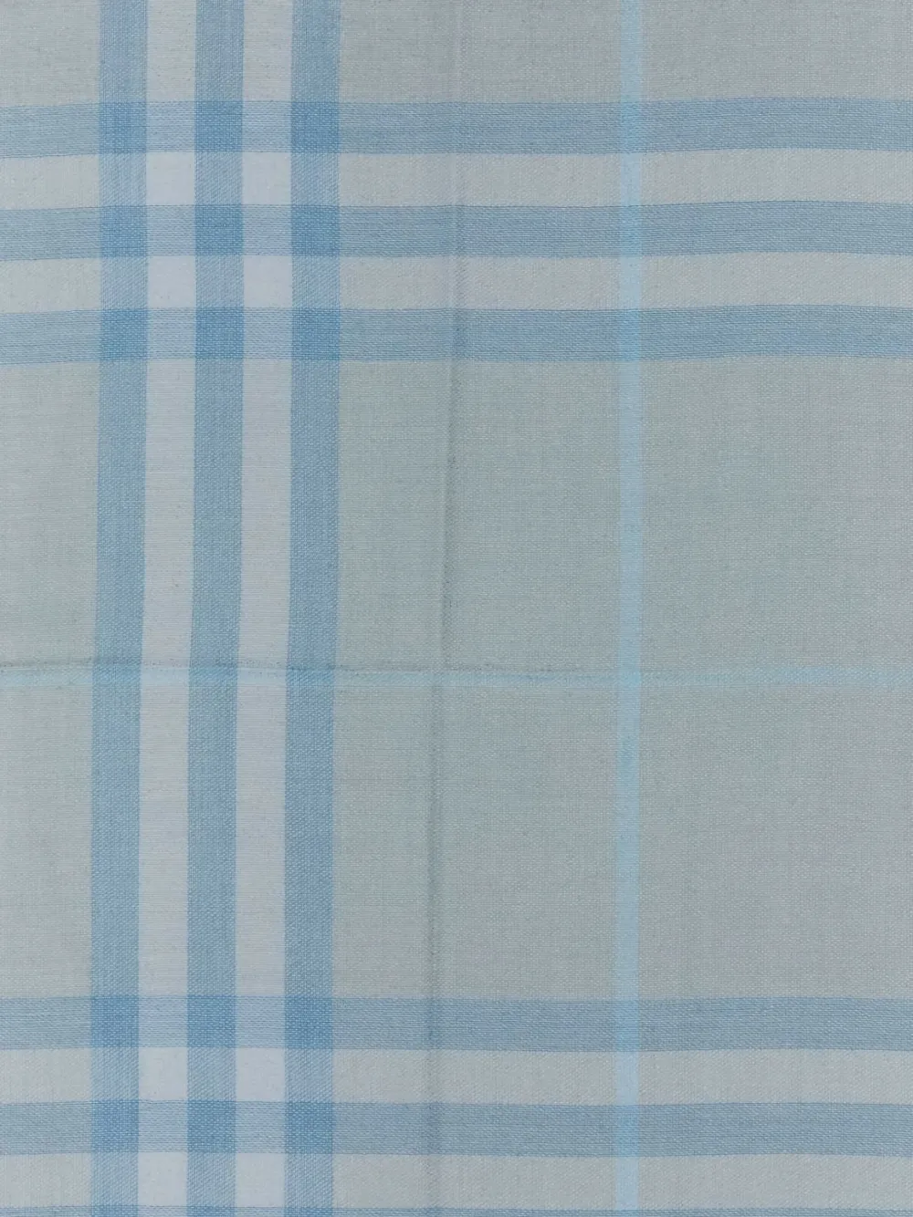 Burberry Geruite sjaal Blauw