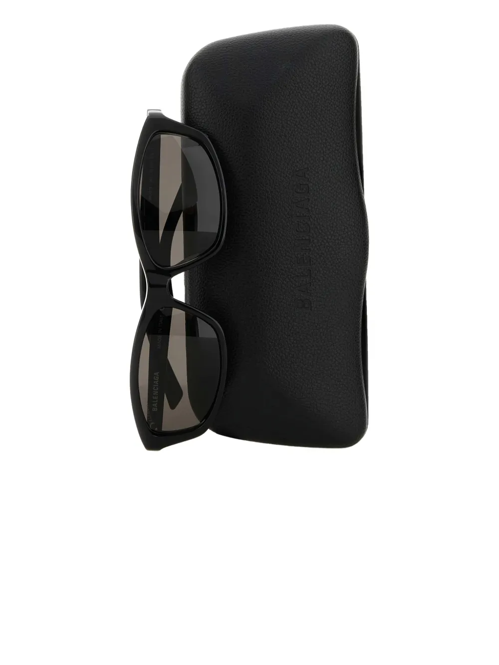 Balenciaga Zonnebril met logoprint Zwart