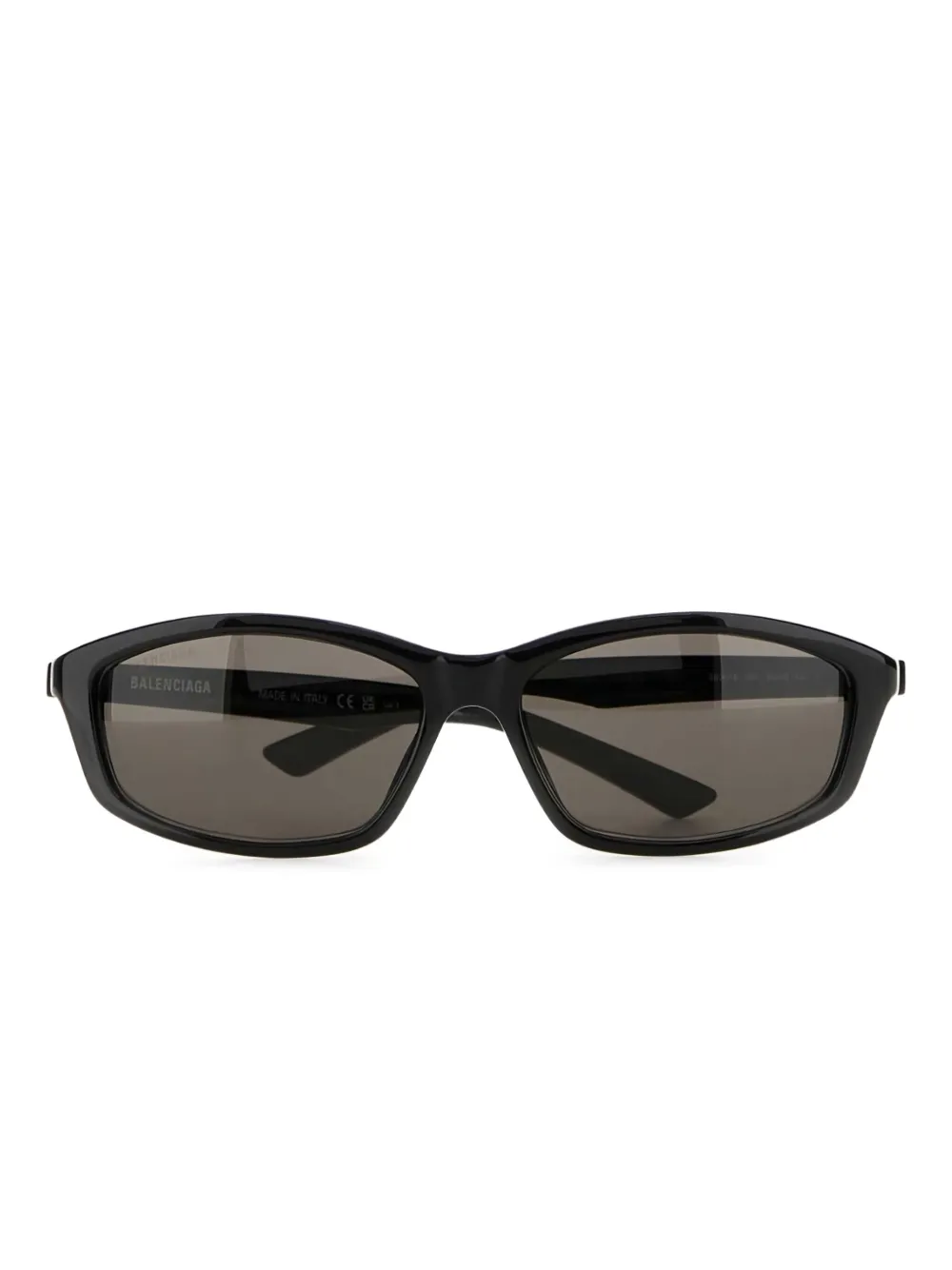 Balenciaga Zonnebril met logoprint Zwart
