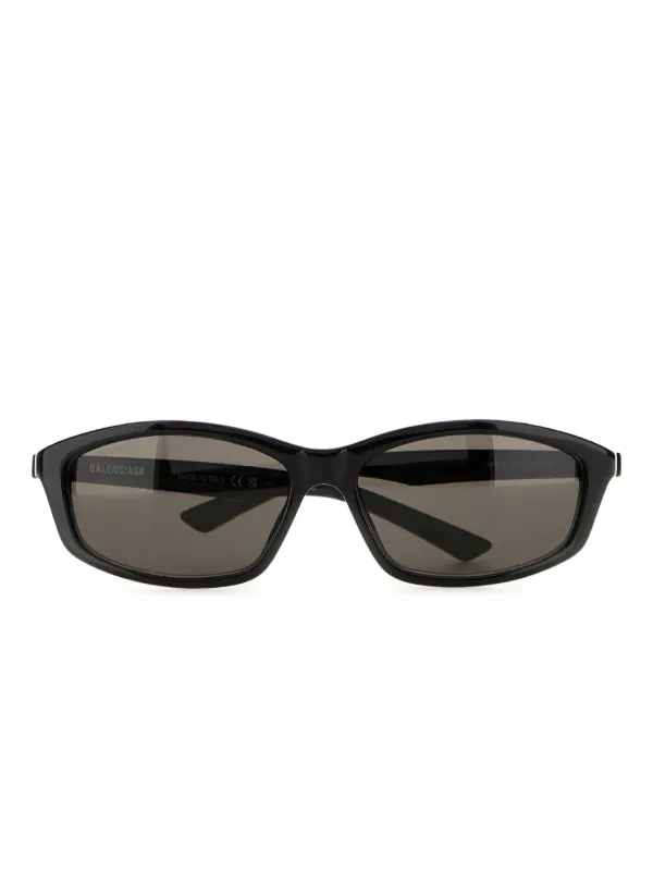 Balenciaga Eyewear ロゴ サングラス | ブラック | FARFETCH JP