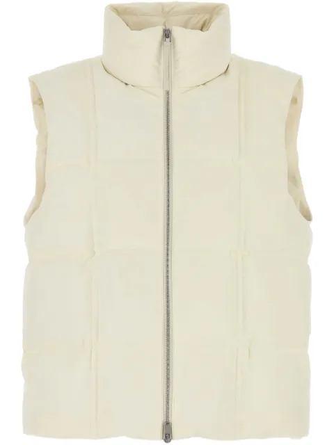 Jil Sander chaleco capitonado