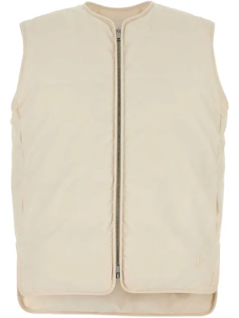 Jil Sander chaleco capitonado