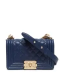 CHANEL Pre-Owned 2017-2018 small Boy handbag - Blue