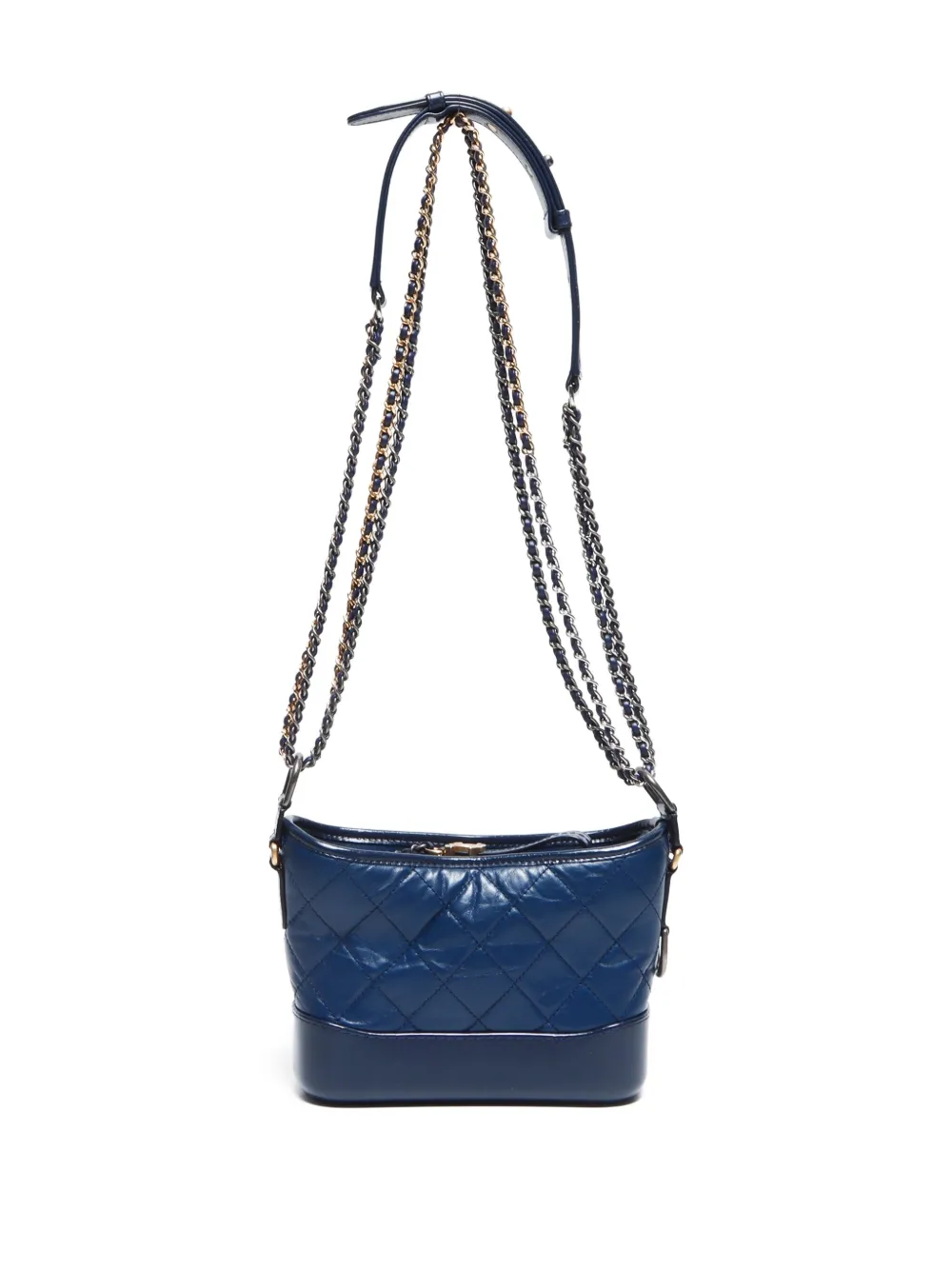 Pre-owned Chanel 2017-2018 Gabrielle Handbag In 蓝色