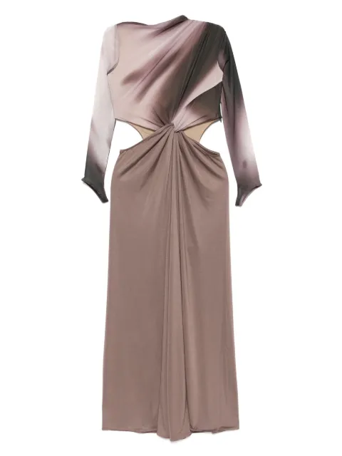 OUDE WAAG long sleeve maxi dress
