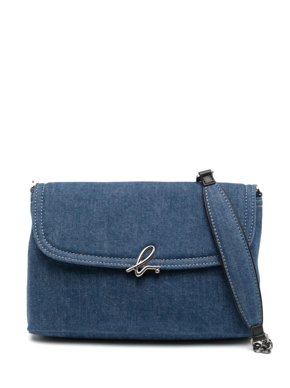 denim shoulder bag