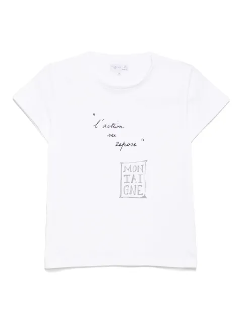 agnès b.  graphic-print T-shirt