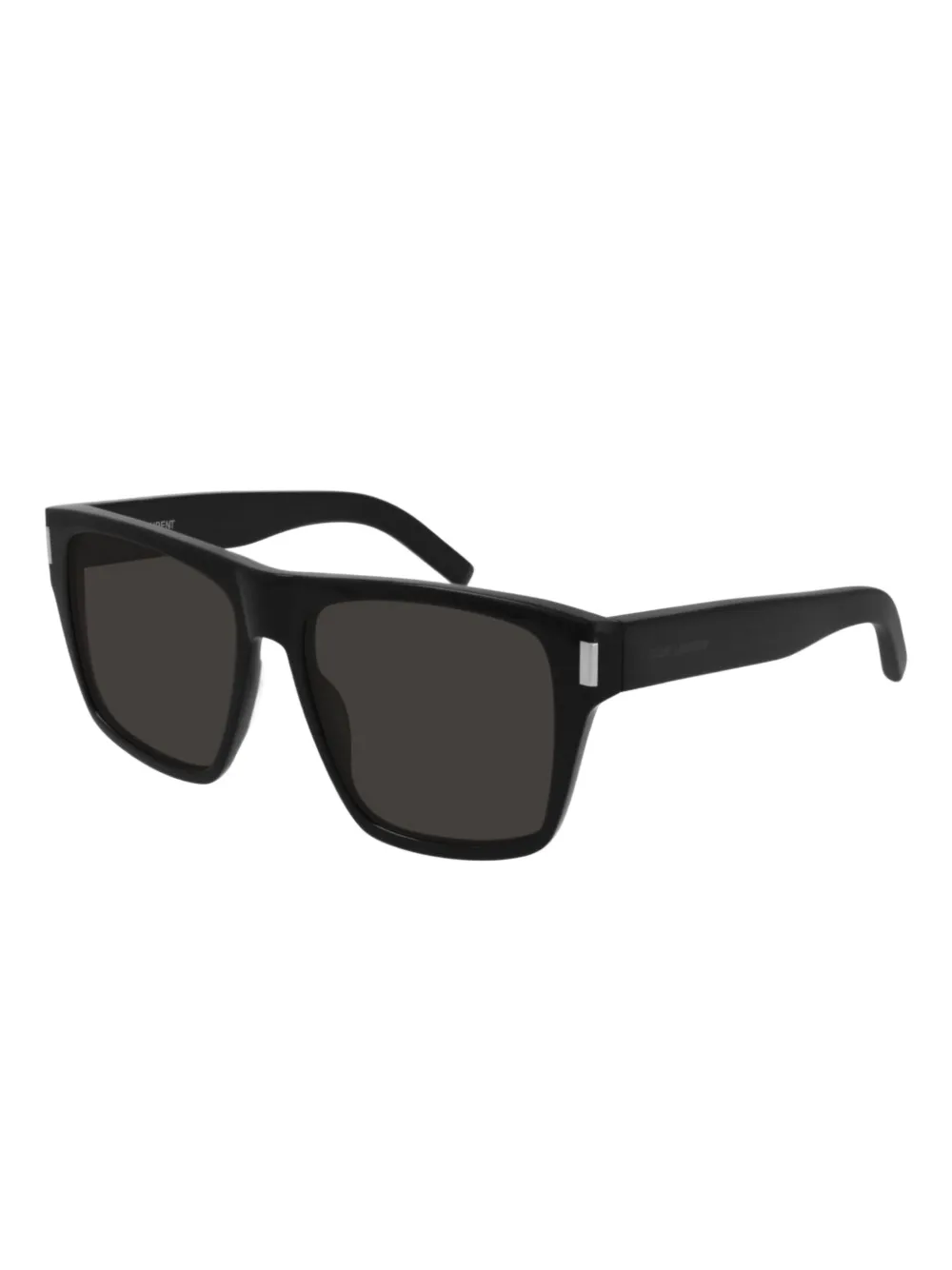 Saint Laurent Eyewear Zonnebril met vierkant montuur Zwart