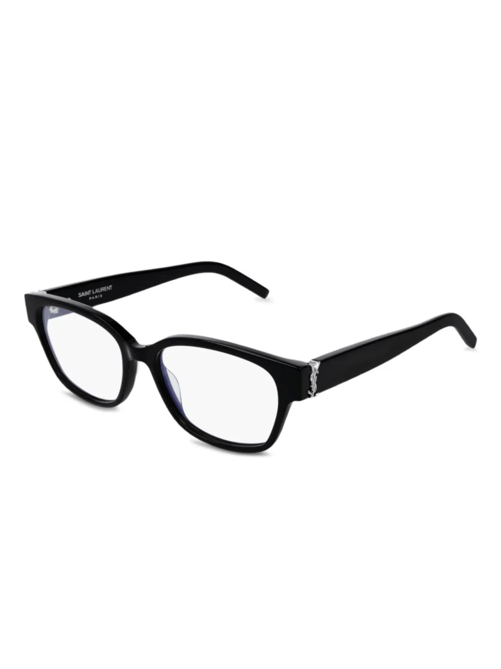 Saint Laurent Eyewear YSL-plaque glasses - Nero