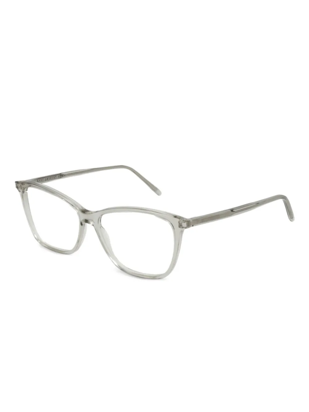 Saint Laurent Eyewear Bril met vierkant montuur Beige