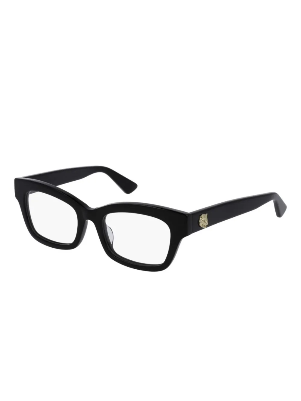 Gucci Eyewear Bril met rechthoekig montuur Zwart