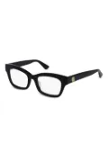 Gucci Eyewear rectangle-frame glasses - Black