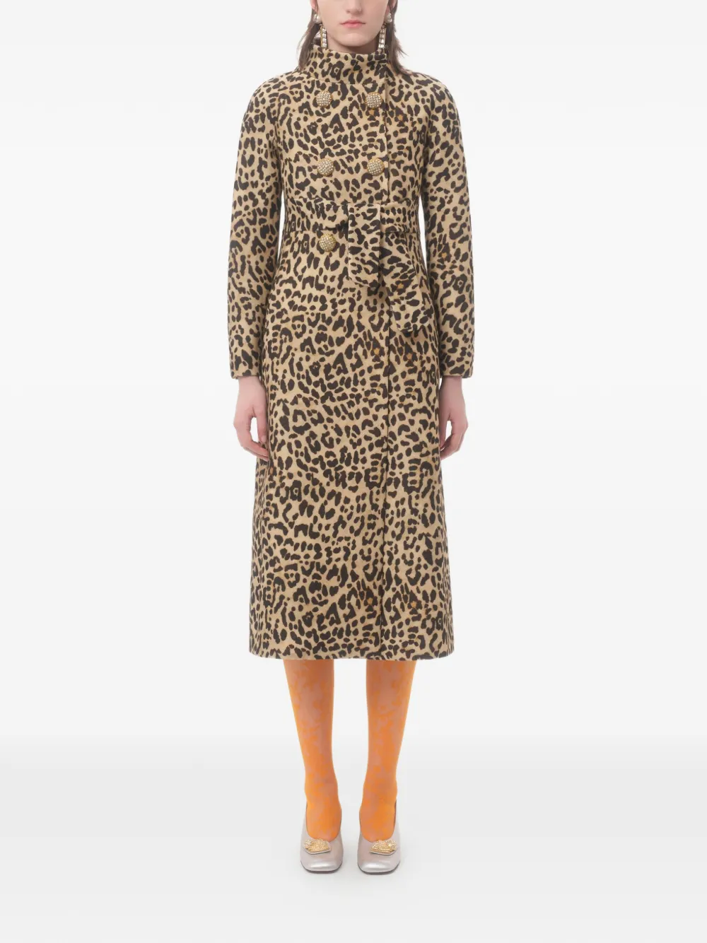 Valentino Garavani Jas met luipaardprint Beige
