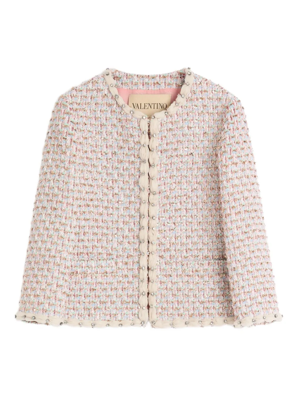 Valentino Garavani Tweed jack Roze