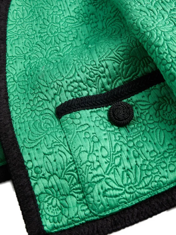 Valentino Garavani Après L'Hiver Matelassé Jacket | Green