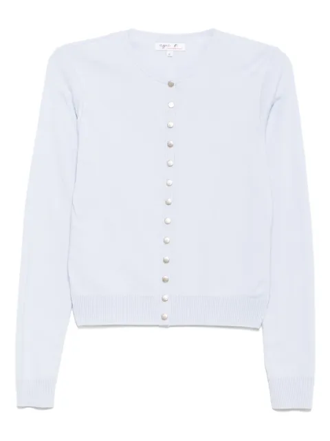 agnès b.  swing snap cardigan