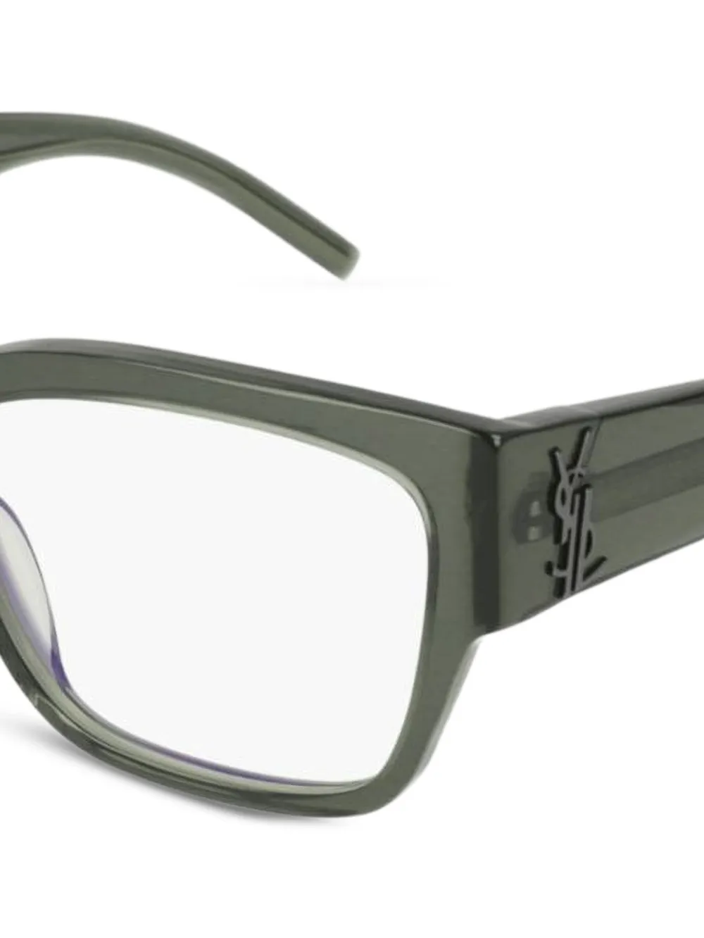 Saint Laurent Eyewear verre à plaque YSL | Homme | Image 2