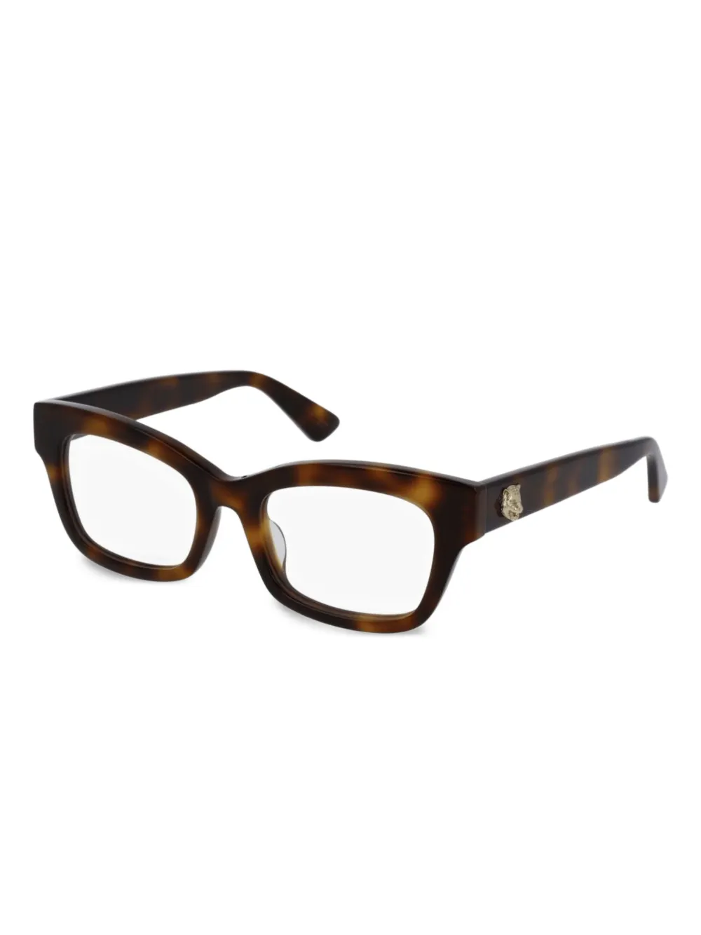 Gucci Eyewear バタフライ眼鏡フレーム - ブラウン Gucci Eyewear バタフライ眼鏡フレーム - ブラウン