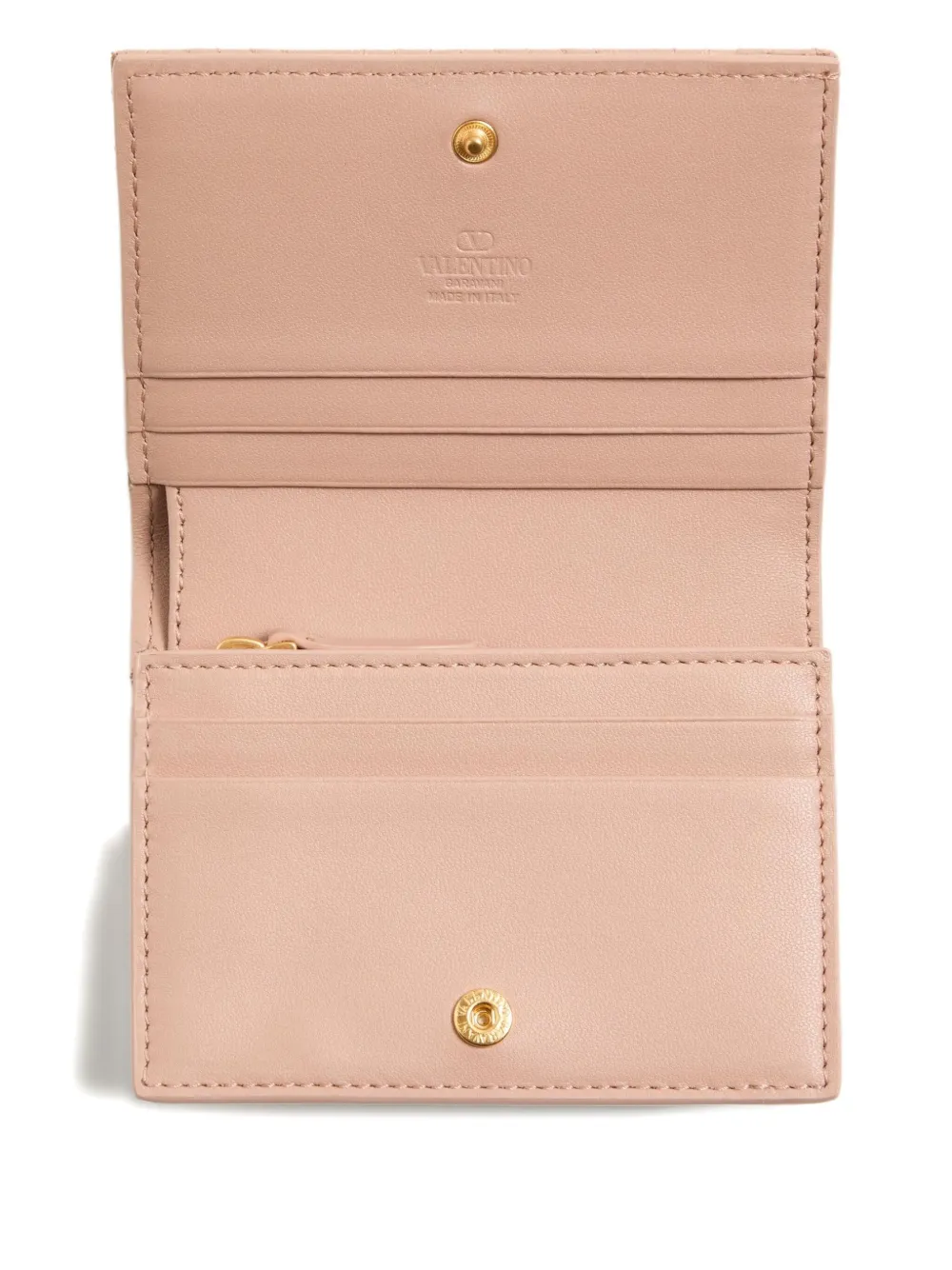 Valentino Quiltie 67 Wallet In Quilted Nappa Leather