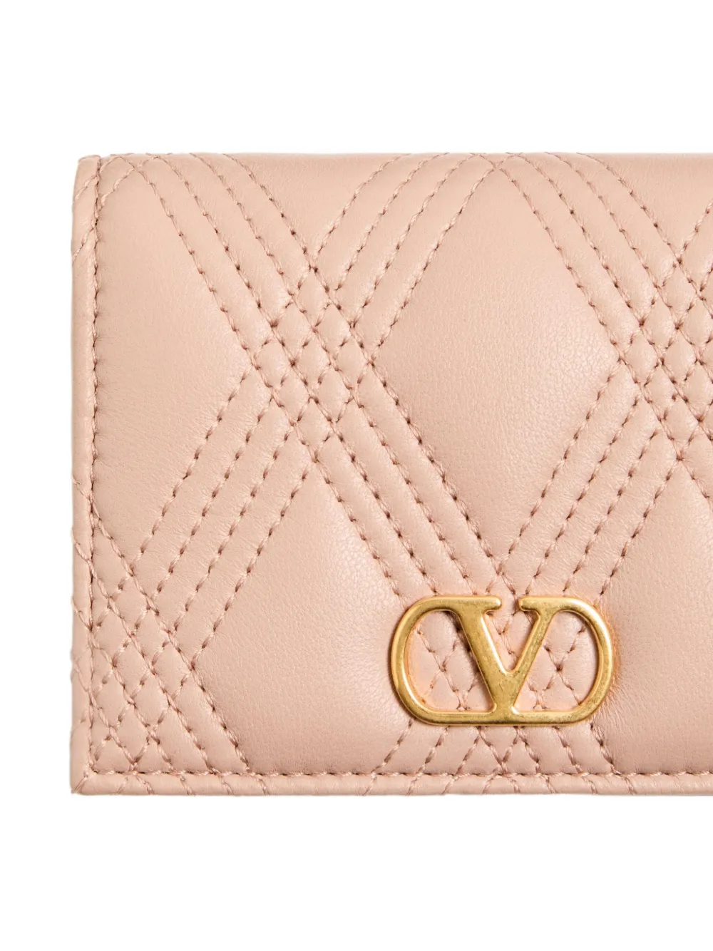 Valentino Quiltie 67 Wallet In Quilted Nappa Leather