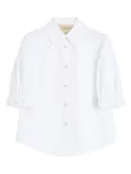 Valentino Garavani puffed sleeve button-up shirt - 001