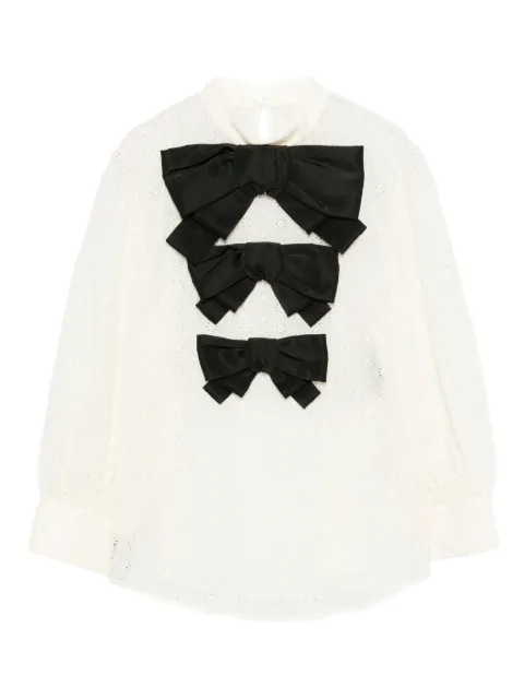 Valentino Garavani Daisy bow blouse