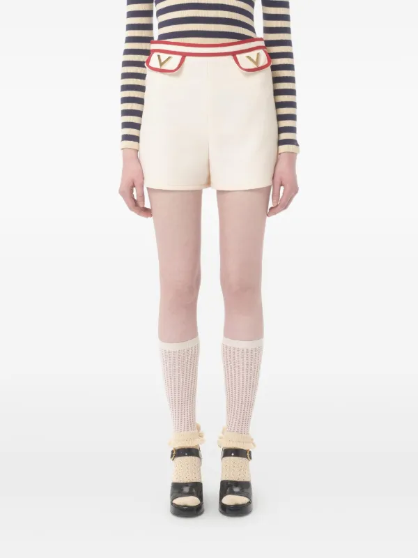 Valentino Garavani Crepe Couture ショートパンツ | ニュートラル