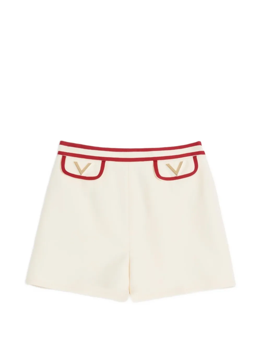 Valentino Garavani CREPE COUTURE SHORTS - Toni neutri