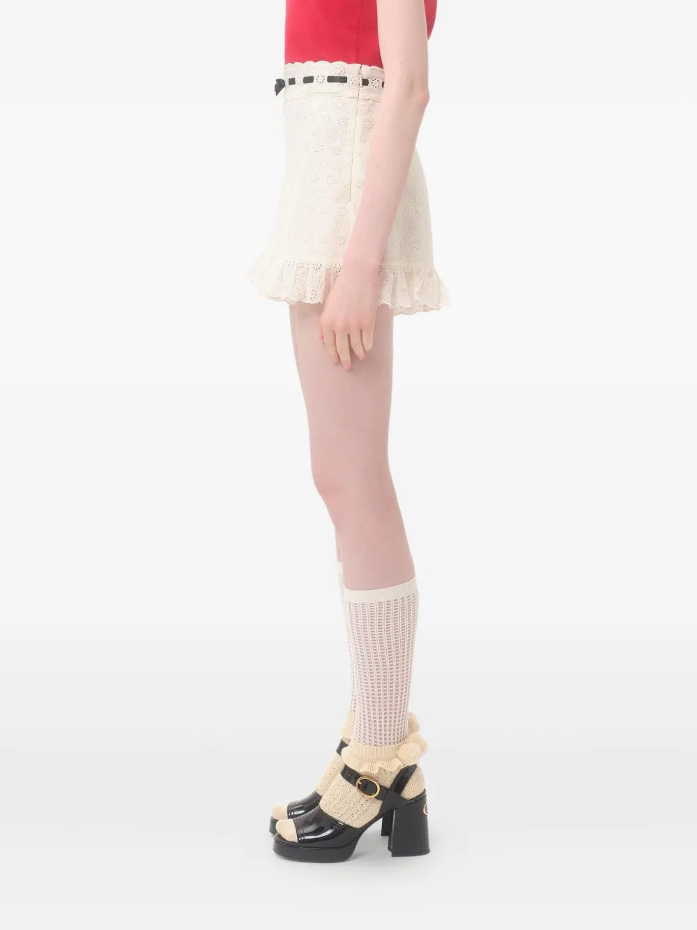 Valentino Garavani Daisy Sangallo shorts Beige