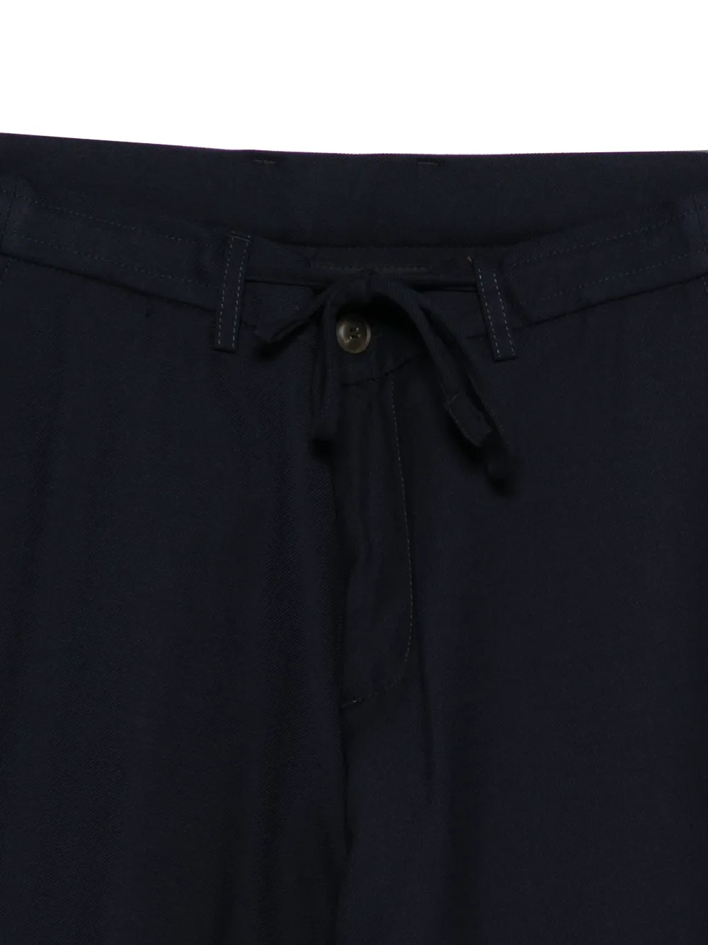 Canali Broek met trekkoord Blauw