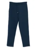 Canali mélange-effect track pants - Blue