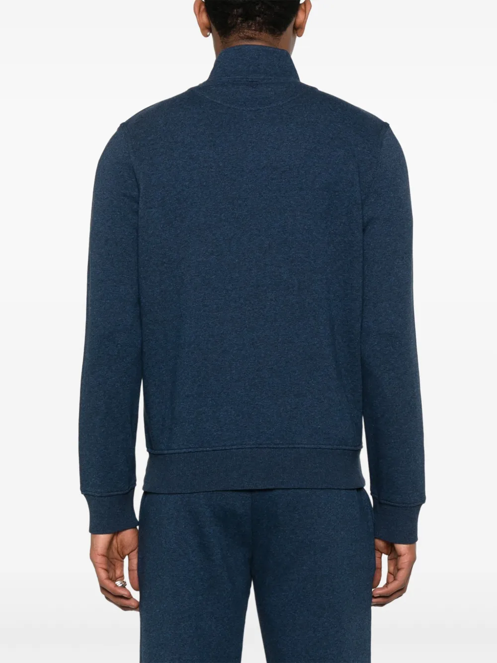 Canali Sweater met gemêleerd-effect Blauw