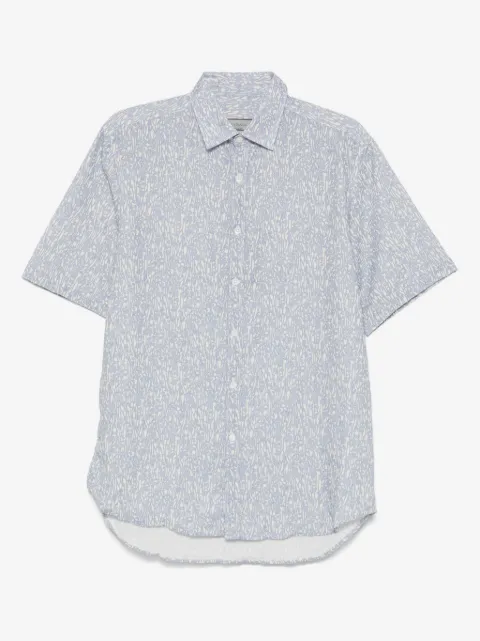 Canali chemise imprimée à détail noué