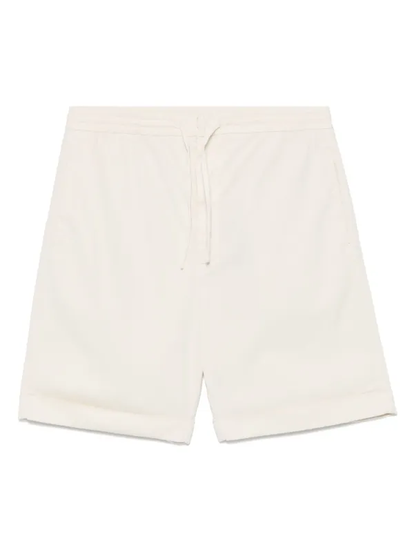 Canali Twill Shorts in Neutrals