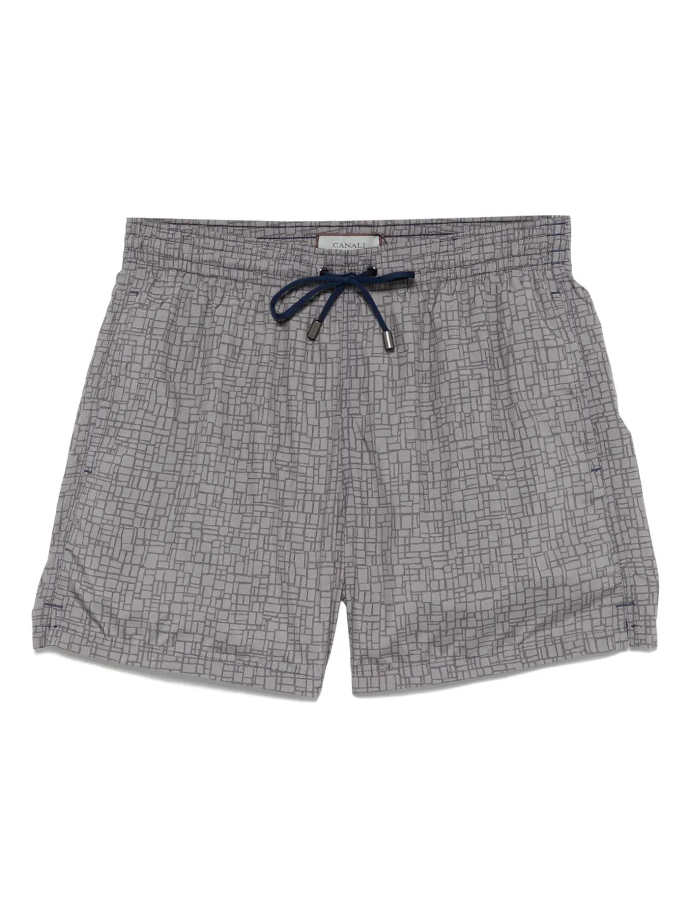 Canali shorts de playa con estampado gráfico | gris | Image 1