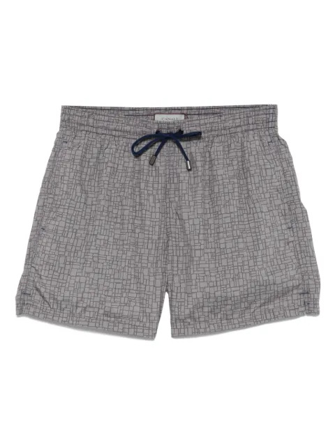 Canali shorts de playa con estampado gráfico