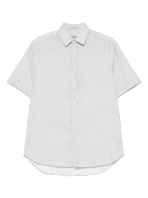 Canali printed shirt