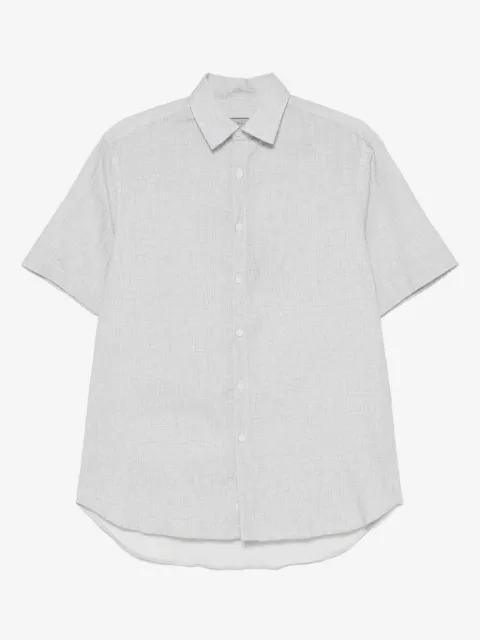 Canali chemise imprimée à détail noué