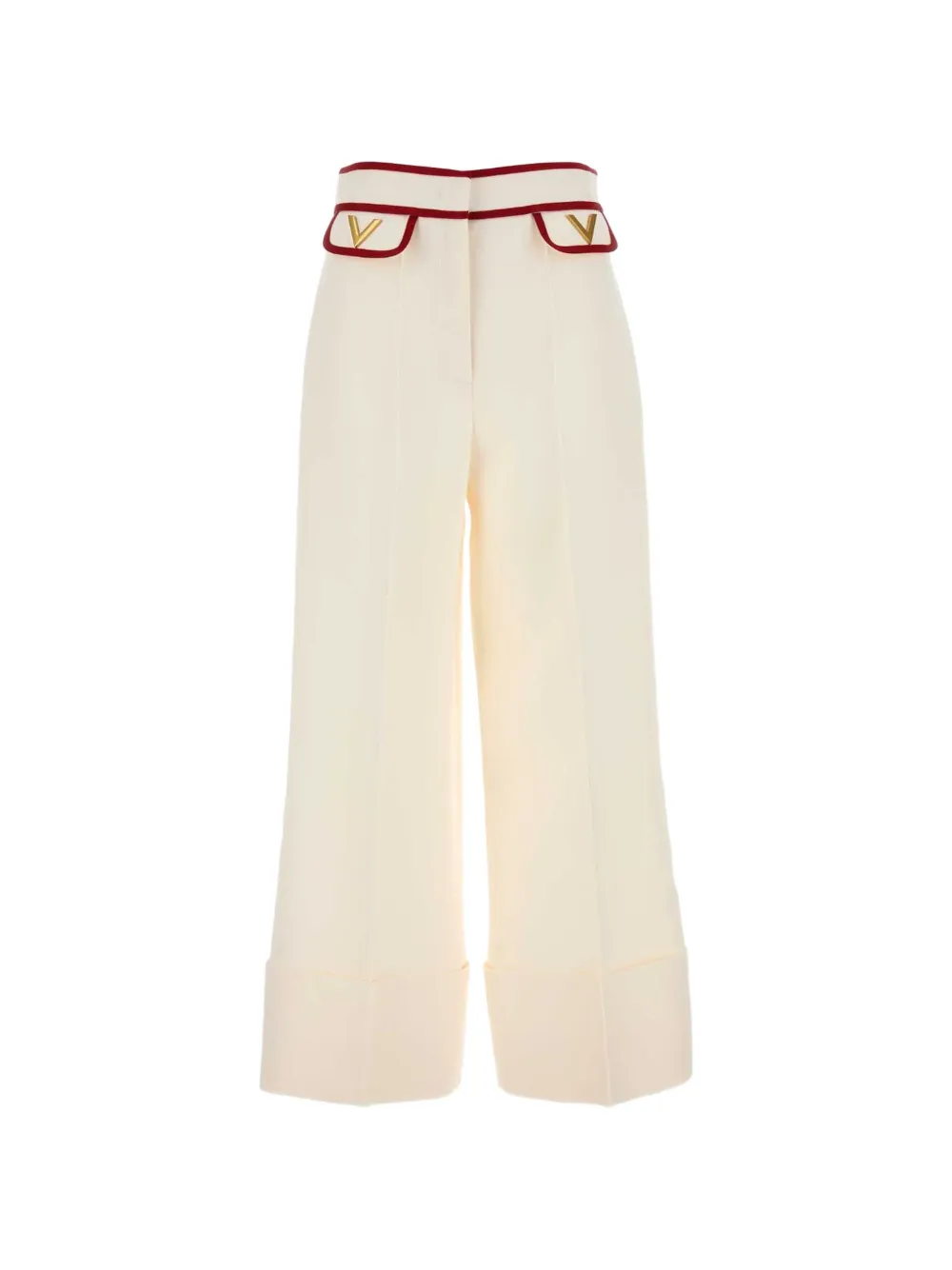 Valentino Garavani Crepe Broek Beige