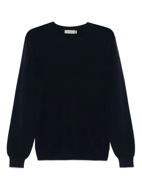 Canali basket-weave sweater