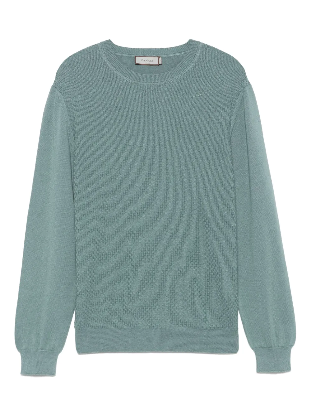 basket-weave sweater