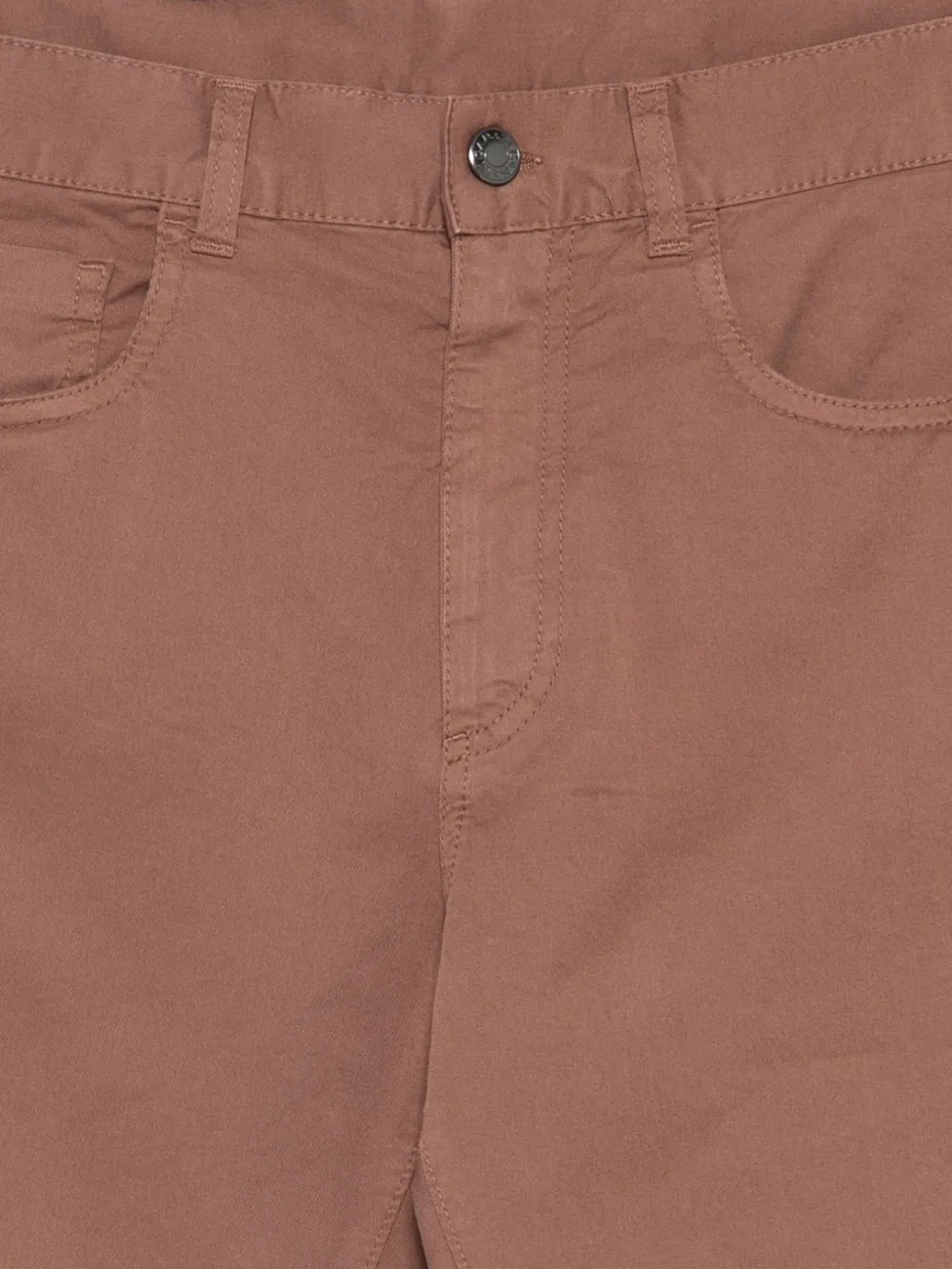 Canali Broek met vijf zakken Bruin