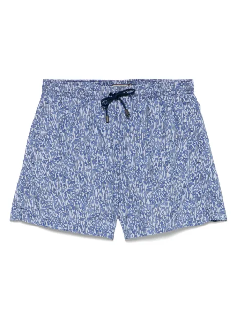 Canali printed swim shorts